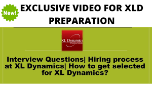 Established in 2002 and incorporated in 2005, xl dynamics india pvt. Xl Dynamics Interview Questions Xl Dynamics Financial Analyst Interview Experience Xl Dynamics Youtube