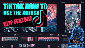 Tiktok How To Move Adjust Cut And Shorten Clips Guide For Tiktok Adjust Clip Button Youtube