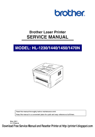 Please identify the driver version that you download is match to your os platform. Brother Hl 1230 Service Manual Pdf Download Manualslib