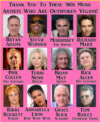 The length and order could be debatable, but there's no doubt a core list of the most essential '80s artists serves as a fine place to start any exploration of the decade's pop and rock music. Promoting Veganism With 80 S Pop Music
