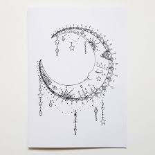 Hand Drawn Easy Birthday Card Drawing Ideas Hand Drawn La Lune Moon Birthday Card More Birthday Card Drawing Card Drawing Hand Drawn Christmas Cards