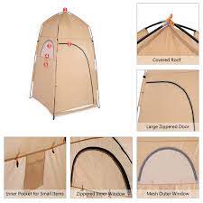 Buy Outdoor Tent Portable Shower Bath Changing Fitting Room Camping Shelter Tent Mat At Jolly Chic