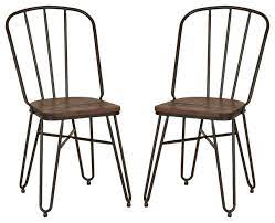 We did not find results for: Industrial Steel Dining Chair With Elm Wood Seat Set Of 2 34 25 H Industrial Dining Chairs By Glitzhome Houzz