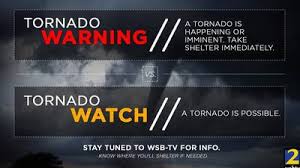 If you want to see all severe weather warnings, go to the severe weather map page. What S The Difference Between A Tornado Watch And Warning Wsb Tv Channel 2 Atlanta