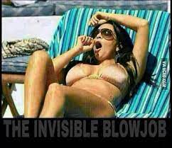 The invisible blowjob - 9GAG