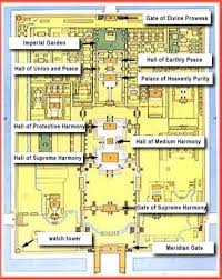 Map Of The Forbidden City Beijing Vista Chinese Architecture China Map Forbidden City