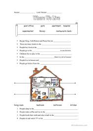 Where I Live Worksheet Where We Live English Esl Worksheets For Distance Learning In 2020 Worksheets Free Printable Worksheets Busy Teacher
