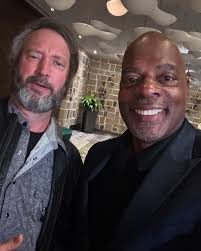 Great time in Montreal last night with @tomgreen First a show at fundraiser  then late night shawarma at Boustan's @justforlaughs