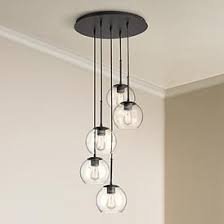 Possini Euro Samantha 19 1 2 Wide Black Multi Light Pendant In 2020 Multi Light Pendant Modern Black Pendant Lights Pendant Lighting