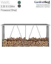 This detailed article is about 9 free firewood storage shed plans. Firewood Shed 3 30m X 0 84m Gardenshed Com