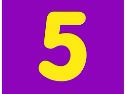 It is the natural number following 4 and preceding 6, and is a prime number. Sports Panel Number 5 Square Fawns Playground Equipment