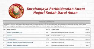 Suruhanjaya perkhidmatan awam (spa) atau public services commission of malaysia (psc) was founded on the 31st of august 1957 which happens to be the same day as the historic independence suruhanjaya perkhidmatan awam (spa) invites qualified malaysians to fill the positions as below Jawatan Kosong Di Suruhanjaya Perkhidmatan Awam Negeri Kedah Permohonan Dibuka Jobcari Com Jawatan Kosong Terkini