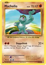Wenn da steht, es entwickelt sich beim tausch, dann musst dus eben mit jemanden tauschen, damit es sich entwickelt. Machollo Pokedex