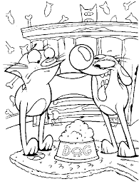 Barbie had a plan to meet ken. Coloring Page Catdog Coloring Pages 11