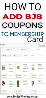 How To Use Bjs Coupons Online In Club My Bjs Wholesale Club Digital Coupons Extreme Couponing Online Coupons