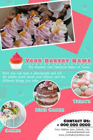Bakery Shop Ad In 2020 Bakery Shop Bake Sale Flyer Bakery
