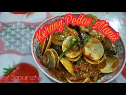 Jika tergelitik ingin mencoba memasaknya sendiri anda bisa ikuti resep kerang ijo saus padang di bawah ini. Resep Kerang Pedas Manis Youtube