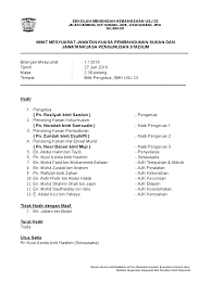 Format terkini bil 2 kokurikulum kk by evelyn alex. Minit Mesyuarat Pembangunan Sukan Copy