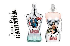 The iconic le male and classique fragrances are now embodied in a new power couple: Jean Paul Gaultier Classique Wonder Woman Le Male Superman Perfume News Jean Paul Gaultier Jeans Wear Jean Paul Gaultier Classique