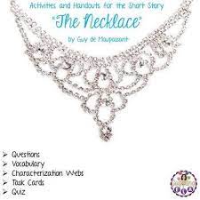 Enclosed Are Assorted Activities And Handouts To Accompany The Short Story The Neckl Middle School English Language Arts Handouts Teaching High School English
