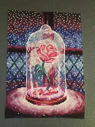 49 dmc colors skill level: Cross Stitch Pattern The Enchanted Rose Dmc Chart Etsy Disney Cross Stitch Patterns Cross Stitch Art Cross Stitch Patterns