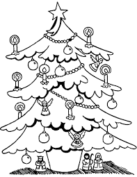 Arbol De Navidad Para Colorear Preescolar