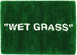 Virgil Abloh X Ikea Markerad Wet Grass Rug 195x132 Cm Green Grass Rug Ikea Rug Modern Rug Design