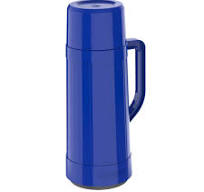 Garrafa Térmica Topázio 1L Plástico Azul Soprano Casa ...