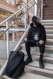 Dark Streetwear Aesthetic Grunge Outfits Aesthetic Clothes Mens Outfits C l o t h e s.