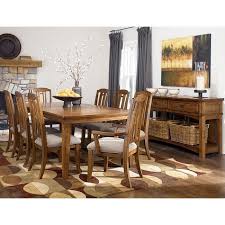 *shown in wormy maple wood and slate finish. Ashley Furniture Formal Dining Room Sets Wild Country Fine Arts