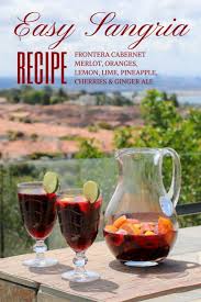 Easy Sangria Recipe For Outdoor Entertaining La Jolla Mom Sangria Recipes Easy Sangria Recipes Red Sangria Recipes