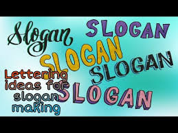 Is the extension, acceleration and intensification of. 5 Lettering Ideas For Slogan Making Youtube