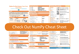 The5 Numpy Cheat Sheet Data Analysis In Python Data Science Machine Learning Deep Learning Cheat Sheets