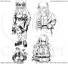 We did not find results for: Clipart Of Retro Vintage Black And White Deep Sea Diver Suits Royalty Free Vector Illustration By Prawny Vintage 1119399