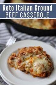 Low Carb Ground Beef Recipe Italian Keto Beef Skillet Recipe Ground Beef Casserole Ground Beef Recipes Beef Recipes For Dinner