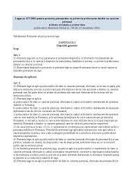 41 din directiva (ue) 2016/680 a parlamentului european şi a consiliului din 27 aprilie 2016 privind protecţia persoanelor. Legea 677 2001 Protectia Datelor Actualizata 2013