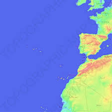 This map was created by a user. Mappa Topografica Portogallo Altitudine Rilievo