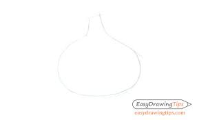 Cat drawing outline monitorthis info. How To Draw Garlic Step By Step Tutorial Easydrawingtips
