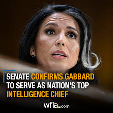 GABBARD CONFIRMED: The Senate voted largely along party lines to confirm  Tulsi Gabbard to serve as the director of national intelligence.  https://bit.ly/41cEYUG