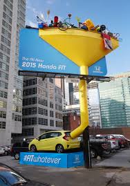 honda fit funnel ads of the world ゲリラマーケティング 広告クリエイティブ ストリートマーケティング