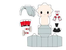 Pin By Rax On Papercraft Figures Anime Crafts Anime Paper Paper Dolls