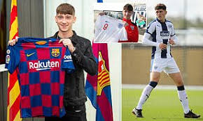 Check this player last stats: Who Is Barcelona S Exciting 16 Year Old Striker Louie Barry Daily Mail Online