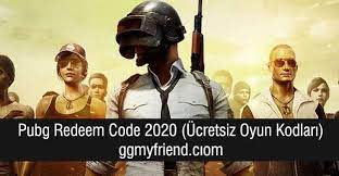 Pubg Redeem Code 2020 Ucretsiz Oyun Kodlari Hile Oyun Video Oyunu