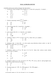 Latar belakang pembelajaran di kelas akan sangat efektif apabila guru melaksanakannya dengan memahami peran. Soal Vektor Matematika Peminatan Kelas 10 Pdf Cara Golden