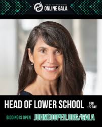 Take charge and experience what it's like to run the school, be a teacher,  the head chef, or a coach for a day! 👩‍🏫📚 Bid now at the Cooper Online  Gala before