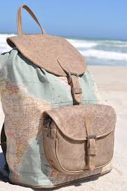 Check Out This Item In My Etsy Shop Https Www Etsy Com Uk Listing 171940527 Genuine Leather And World Map Atlas Leather Leather Backpack Genuine Leather