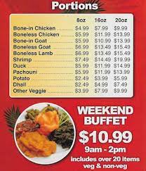 Drupati S Doubles Roti Shop Menu
