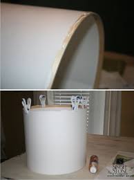 You can see the ikea rast side table here. Diy Drum Shade Drum Shade Diy Lamp Shade