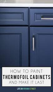 How To Paint Thermofoil Cabinets Thermofoil Cabinets Laminate Cabinets Painting Laminate Cabinets