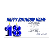 Choose a postcard or foldable birthday template invitation to fit your needs. 18th Birthday Card Printable Free Template Or For Send Online